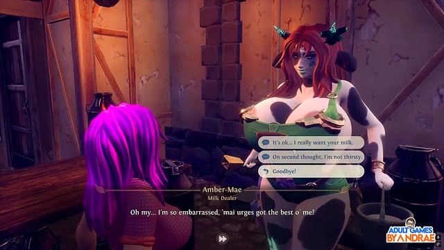 Busty Anime Girls Amber-Mae & Cassie Get Fucked Hard for Huge Creampie Cums