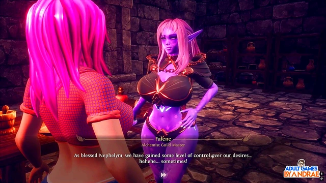 Busty Anime Girls Amber-Mae & Cassie Get Fucked Hard for Huge Creampie Cums