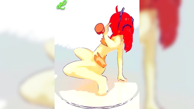 Nina's Anime Figure Comes Alive for Hot Hentai Action Scene