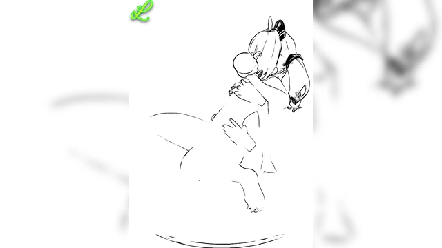 Nina's Anime Figure Comes Alive for Hot Hentai Action Scene