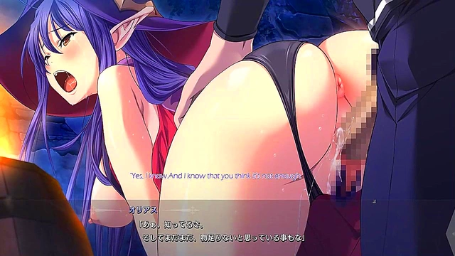 Horny Dungeon Maid Seduces Hero With Anime Eroge Action