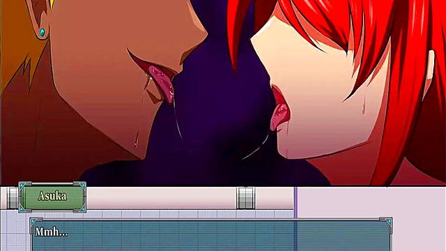 Asuka & Yoshiki Heat Up The Screen With Intense Hentai Game Action