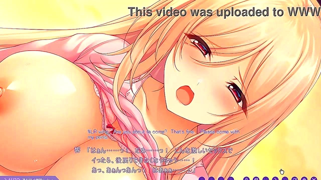 Hentai Anime Couple Engage in Steamy Eroge Visual Novel Action With Subtitles