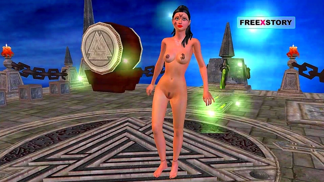 Indian Teen Shows Off Sexy Poses in Animated 3D PornAdventure