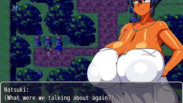 Tanned Busty Natsuki Masturbates Huge BBC in Sexy Outfit for Massive Orgasm