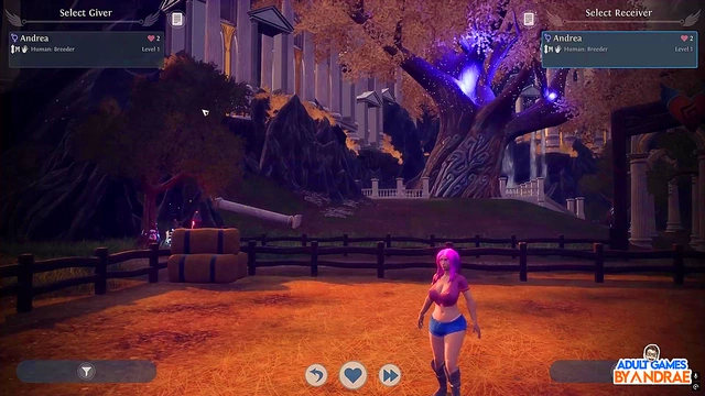 Fern's Busty 3D Anime Blowjob Outdoors Ends With Huge CumshotCreampie