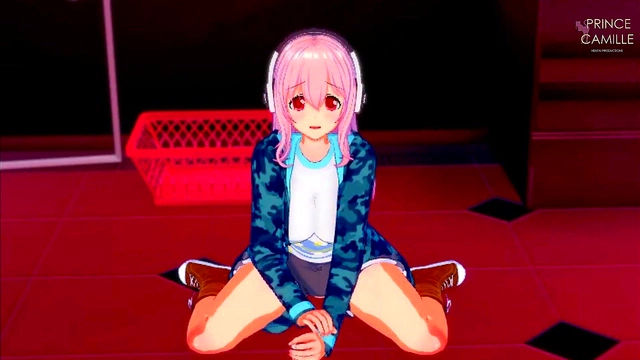 Super Sonico Gets Horny While Modeling Seductively For You