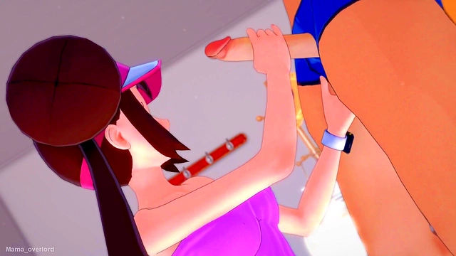 Rosa Drops Towel for Quick Bed Fun in Anime Parody Adventure