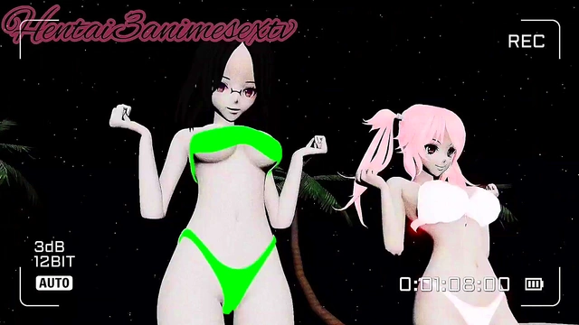 Dancing With My Favorite Mistress & Her TS Friend For Hot Hentai Action