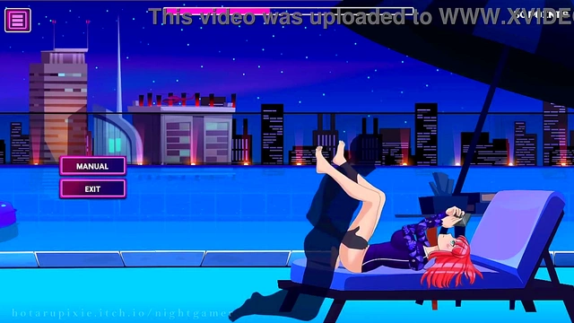 Cute Anime Babe Wears Long Sleeve Rashguard for Erotic Nightgaming Fun