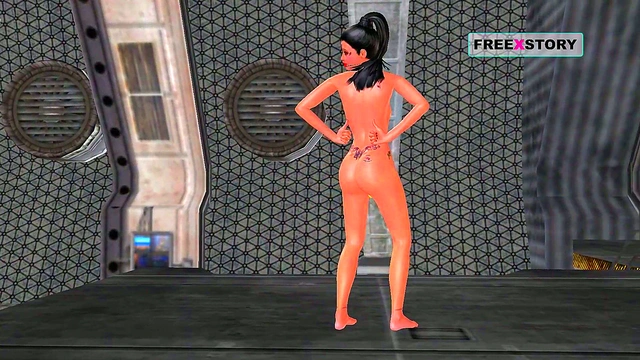 Cute 3D Anime Bhabhi Masturbates Seductively With A BananaToy