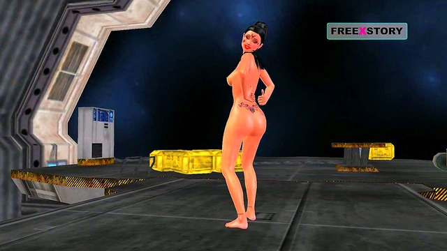 Cute 3D Anime Bhabhi Masturbates Seductively With A BananaToy