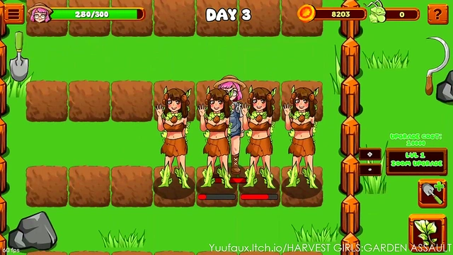 Cute Anime Girls Seduce in Erotic Tower Defense Adventure Day 1-3