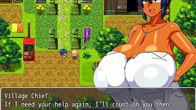 Village Chief Masturbates While Busty Tanned Girl Natsuki Changes Publicly