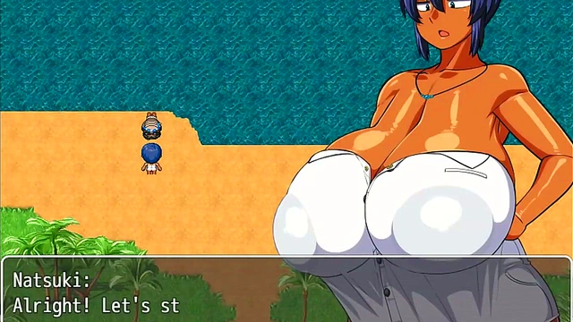 Village Chief Masturbates While Busty Tanned Girl Natsuki Changes Publicly