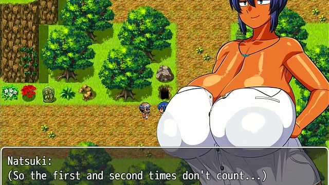 Village Chief Masturbates While Busty Tanned Girl Natsuki Changes Publicly