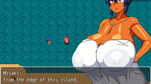 Tanned Busty Natsuki Defeats Lord Impregnaria for Happy Ending Hentai Orgasm