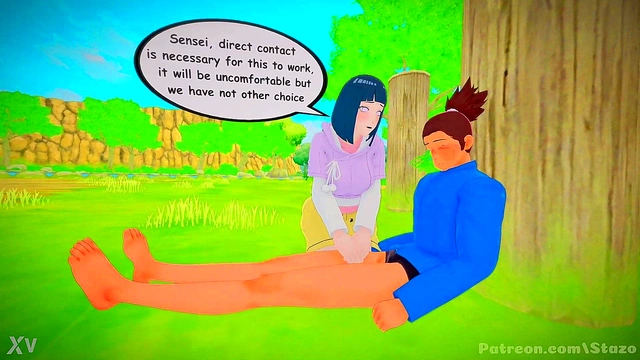 Hinata’s Big Tits Handjob Turns Naruto Green With Envy In Steamy Anime Scene