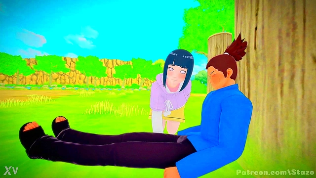 Hinata’s Big Tits Handjob Turns Naruto Green With Envy In Steamy Anime Scene