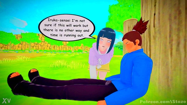 Hinata’s Big Tits Handjob Turns Naruto Green With Envy In Steamy Anime Scene