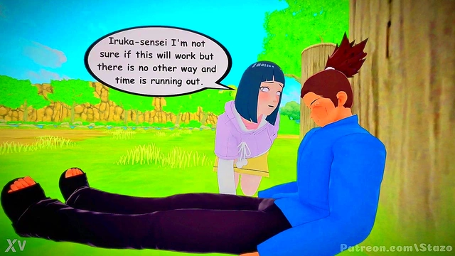 Hinata’s Big Tits Handjob Turns Naruto Green With Envy In Steamy Anime Scene