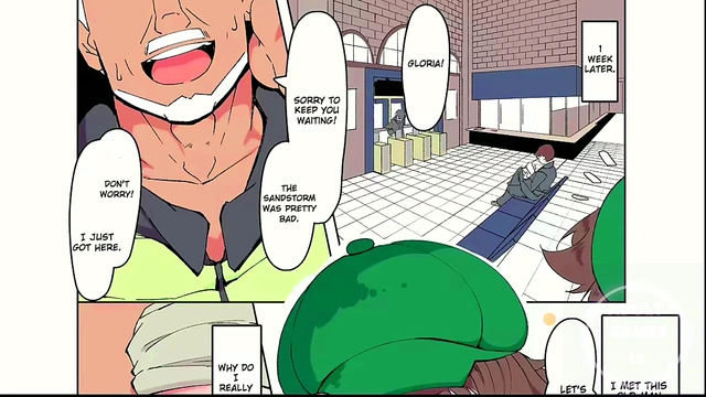 Busty Anime Goddess Gloria Rides Dick Hard In Ecchi Manga Adventure