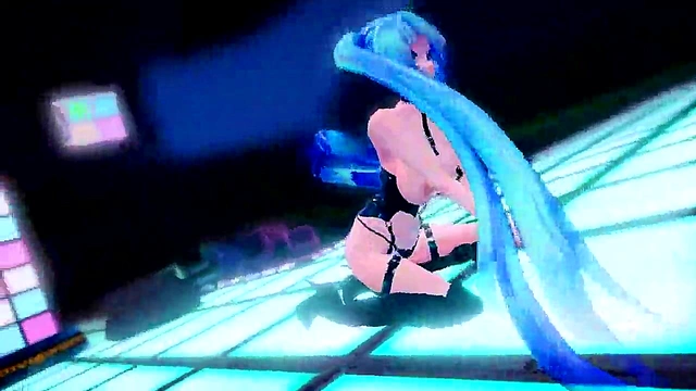Hatsune Miku Takes Big Tits Action in 3D MMD Fantasy