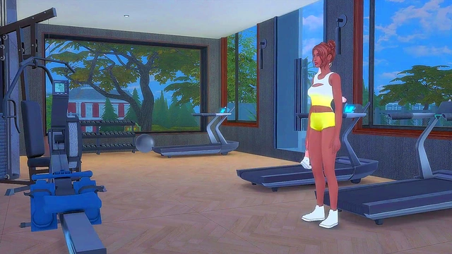 Lustful Lesbian Sluts Get Dirty in the Gym for Busty 3D Anime BDSM Fun