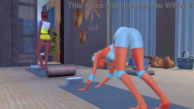 Lustful Lesbian Sluts Get Dirty in the Gym for Busty 3D Anime BDSM Fun