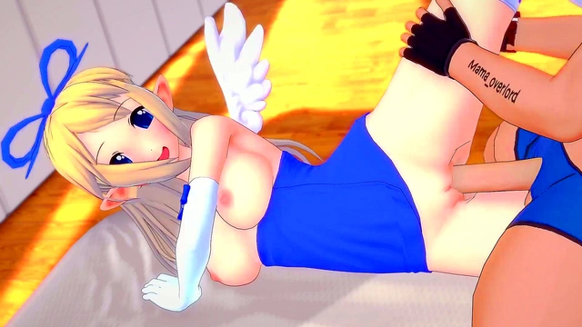 Blonde Angel Flonne Gets Wild Before Bed With Handjob Fun & Socks On