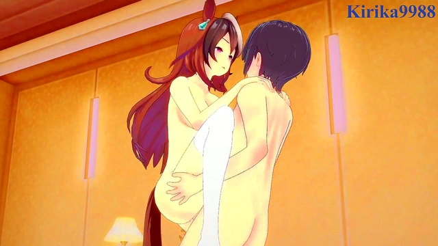 Uma Musume Symboli Rudolf Intense 3D Anime Sex With Big Boobed Oppai Action