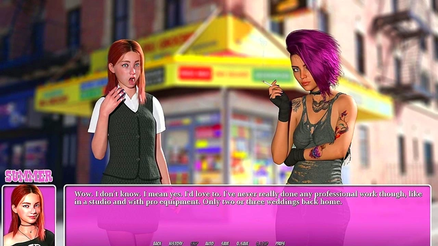 Smoking Hot Emo Chick Meets Summer Romance in 3D Anime Adventure Gameplay