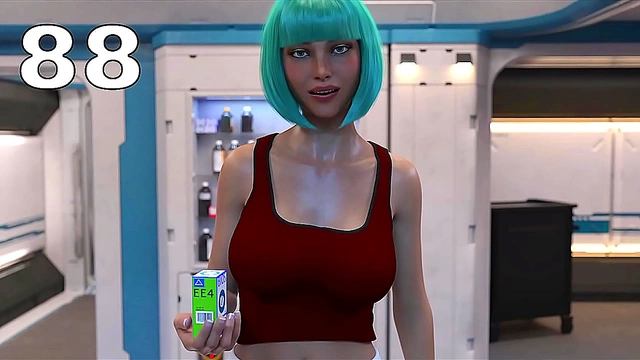 Stranded Astronaut Finds Sexy Curvy Doctor For Busty Hentai Fun