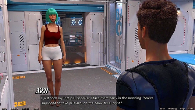 Stranded Astronaut Finds Sexy Curvy Doctor For Busty Hentai Fun