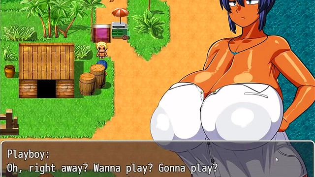 Tanned Busty Natsuki Gets Hot Oil Massage On The Beach In Sexy Outfit