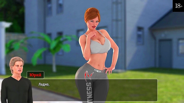 Sexy MILF Neighbor Shows Off Big Boobs & Gets Fucked By Huge Dick In Poolside Peep Show