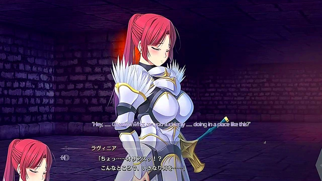 Horny Anime Goddess Seduces Hero in Dungeon for Steamy Sex Session