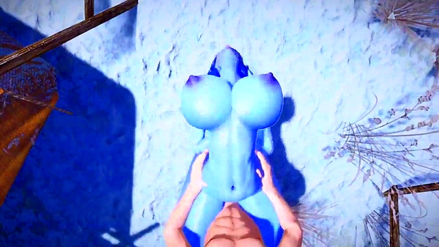 Sexy Blue Bimbo Elf Loves Taking Massive Cocks In 3D Hentai Action