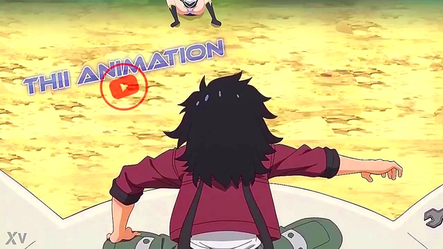 Upskirt Peek at Rebecca's Lacy Panties in Edens Zero Anime Seduction