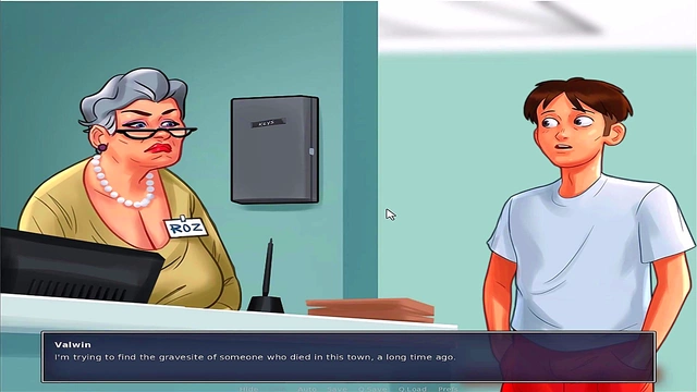 Busty Summer Saga Nurse Gives Animated Blowjob in Japanese Hentai Game