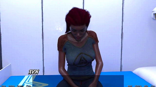 Stranded Astronaut Meets Busty MILF for Intense 3D Anime Action