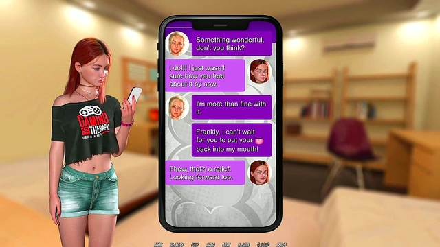 Hot Summer Shower With Busty Anime Girls In Sexy Outfits