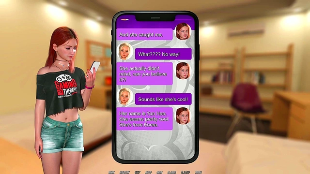 Hot Summer Shower With Busty Anime Girls In Sexy Outfits