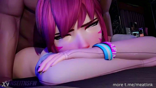 D.Va Gets Proneboned Hard in Steamy 3D Hentai Action
