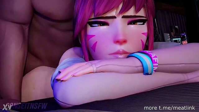 D.Va Gets Proneboned Hard in Steamy 3D Hentai Action