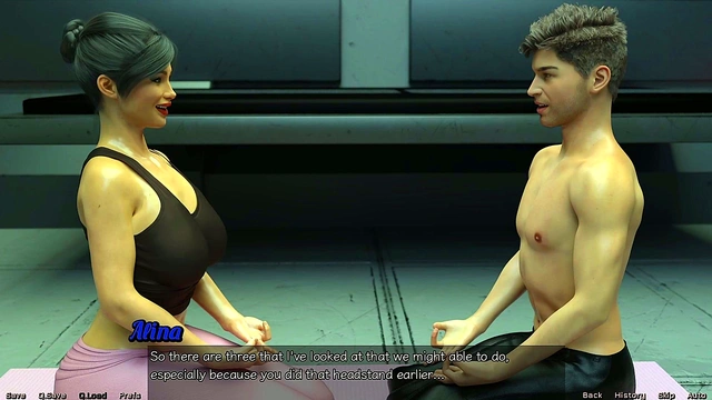 Hot Busty MILF Does Steamy Yoga In Space For A Horny Alien Crew