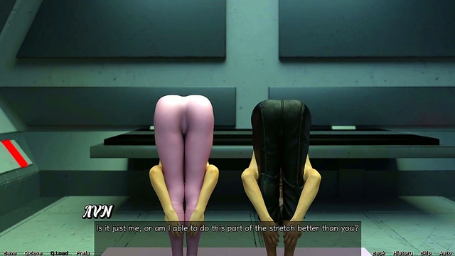 Hot Busty MILF Does Steamy Yoga In Space For A Horny Alien Crew