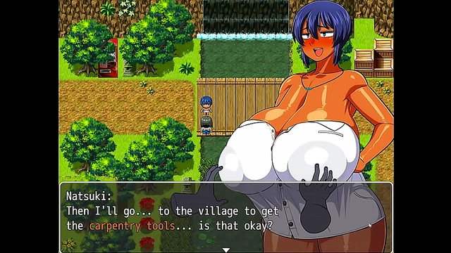 Pervy Carpenter Massages Tanned Busty Natsuki's Massive Boobs For Pleasure