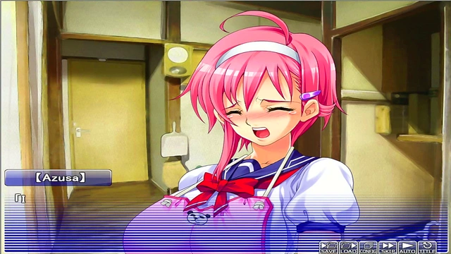 Busty Anime Chick Spied On Through Peephole in Apartment of Love Ep 10