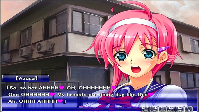 Busty Anime Chick Spied On Through Peephole in Apartment of Love Ep 10